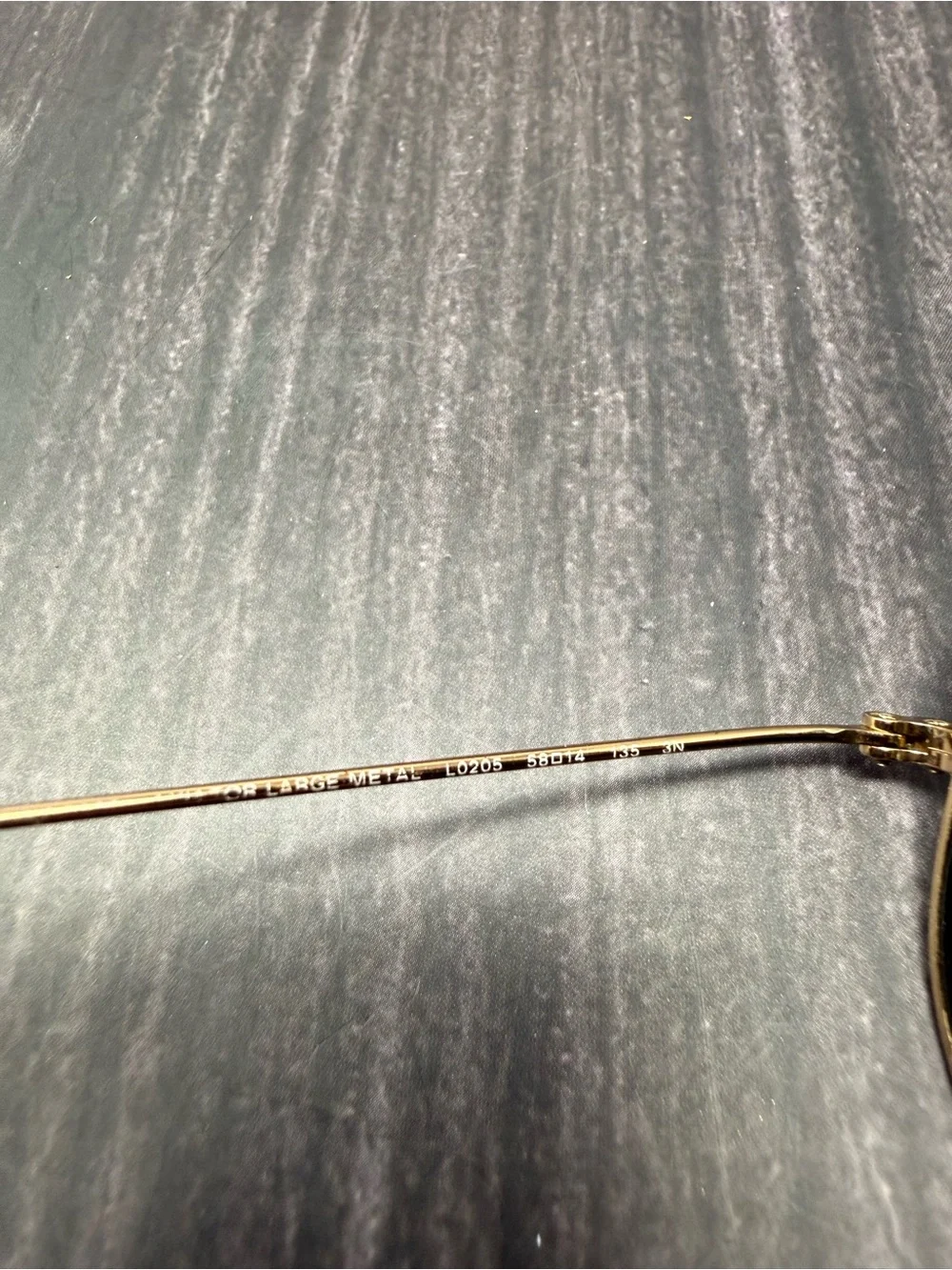 Vintage Ray-Ban B&L Aviator Sunglasses 58 / 14 Bausch & Lomb L0205 with Case